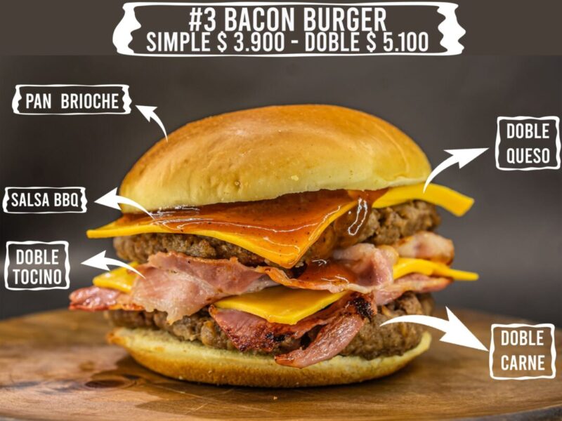 Hamburguesa SUPER BACON