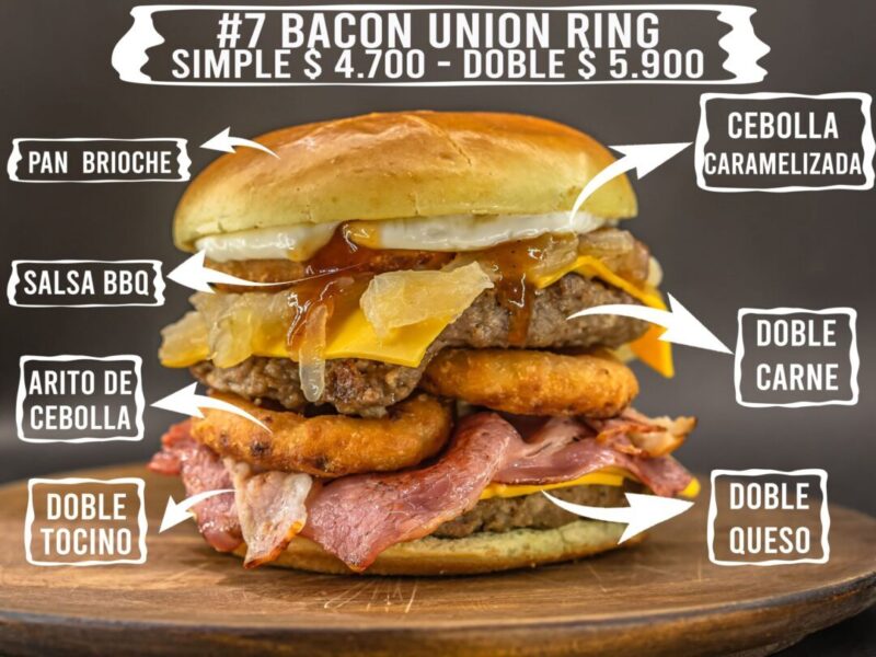 Hamburguesa BACON ONION RING
